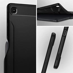 img 2 attached to 📱 Spigen Rugged Armor Galaxy Tab S6 Lite Case (2020) - Matte Black with S Pen Holder