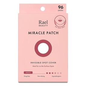 img 4 attached to 🌟 Rael Acne Pimple Healing Patch - Invisible Blemish Spot Treatment for Clearer Skin - 96 Count Pack with Two Sizes 10mm & 12mm