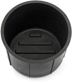 img 2 attached to 🔴 Red Hound Auto Rear Center Console Cup Holder Insert - Ford F150 2009-2014, Right Side Liner, Rubber