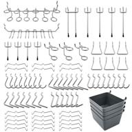 pegboard hooks variety set for secure and neat organization logo