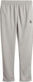 img 4 attached to Оптимизированный поиск: детские брюки-джоггеры Reebok Boys Poly Tricot Fleece Active Jogger Sweatpants