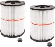 🔍 craftsman 17816 9-17816 wet dry vac cartridge filter - fits 5/6/8/12/16/32 gallon vacuums - replacement filter - 2 pack логотип
