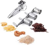 grater stainless shredder different vegetable chocolate logo