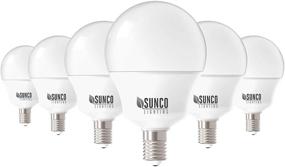 img 4 attached to 🌟 Enhance Your Space with Sunco Lighting Candelabra Edison Frosted Bulbs