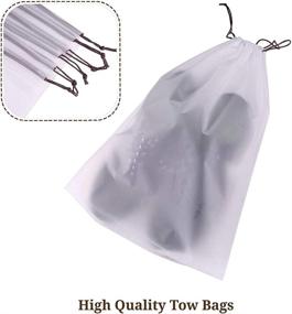 img 2 attached to Laojbaba Transparent Frosted Storage Drawstring