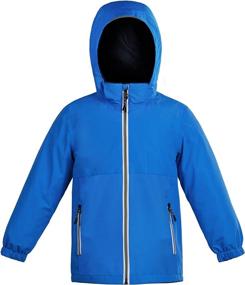 img 3 attached to PAMLULU Lightweight Waterproof Raincoats Windbreakers Boys' Clothing via Jackets & Coats