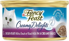 img 3 attached to 🐱✨ Fancy Feast Purina Creamy Delight Chicken Feast with Real Milk - 3 oz. Can (Pack of 12)