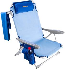 img 4 attached to WEJOY 4 Position Reclining Lightweight Removable