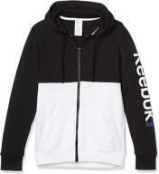 толстовка с капюшоном reebok training essentials heritage логотип