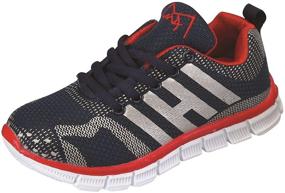 img 1 attached to 👧 Girls' Athletic Shoes: Lightweight Benefit Wear Sneakers for Sports