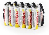 🔋 перезаряжаемые аккумуляторы tenergy aa nicd - 1000mah высокая емкость с плоским верхом и выводами для бритв, триммеров, бритв: всеобъемлющее энергетическое решение. логотип