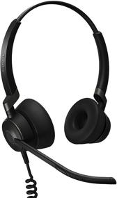 img 4 attached to 🎧 Jabra Engage 50 Wired Headset: Superior Stereo Telephone Headset with 3-Microphone System, Advanced Noise Cancellation, and Enhanced Hearing Protection for Call Center Agents