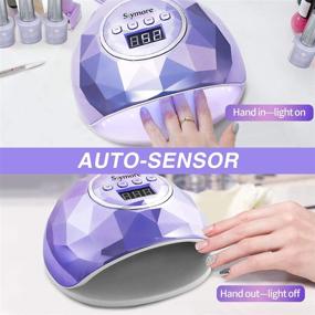 img 2 attached to Skymore 86W LED Nail Lamp: Professional Gel Polish Dryer with Timer, LCD Display & Automatic Sensor for Home Salon