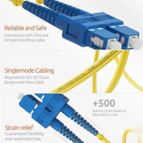 img 2 attached to SC To SC Fiber Patch Cable Single Mode Duplex - 1M (3