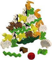 🦒 haba animal upon classic stacking: a whimsical and educational toy! logo