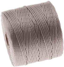 img 1 attached to 🔗 Beadsmith XCR-4251 Super-Lon Cord 18 Twisted Nylon Spool - Silver, 77 yd: High-Quality Knotting Material for Jewelry Making