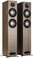 enhance your audio experience with jamo studio series s 807 walnut floorstanding speakers - pair logo