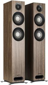 img 4 attached to Enhance Your Audio Experience with Jamo Studio Series S 807 Walnut Floorstanding Speakers - Pair