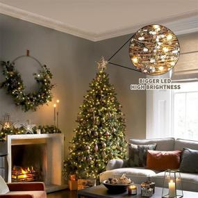 img 1 attached to 🌟 Add Charm to Your Christmas Tree with EAMBRITE 13.375” 40LT Rattan Natural Star Treetop