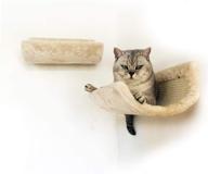 🐱 embrace design - big nose cat perch wall floating shelves with sisal scratching mat set of 2 logo