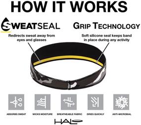 img 1 attached to Halo Headband Sport Visor with Sweatband