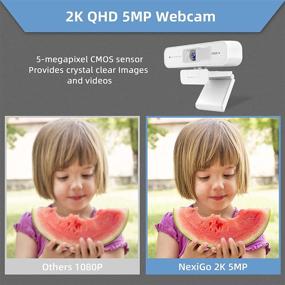 img 3 attached to 🔍 Enhanced Zoom Experience: NexiGo N940P 2K Zoomable Webcam with Remote and Software Controls, Sony Starvis Sensor, 1080P @ 60FPS, 3X Zoom, Dual Stereo Microphone, for Zoom/Skype/Teams/Webex (White)