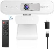 🔍 enhanced zoom experience: nexigo n940p 2k zoomable webcam with remote and software controls, sony starvis sensor, 1080p @ 60fps, 3x zoom, dual stereo microphone, for zoom/skype/teams/webex (white) logo