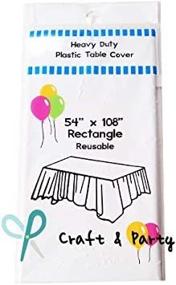 img 4 attached to 🍽️ Evershine 12 Pack Reusable Rectangle Tablecloth for Food Service Equipment & Supplies