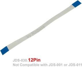 img 1 attached to 🎮 Rinbers 12 Pin Connector Power Switch Ribbon Cable + Free Opening Tool Screwdriver for Sony Playstation 4 PS4 JDS-011 JDS-030 JDS-040 JDS-050 JDS-055 Controller