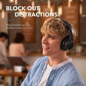 img 1 attached to 🎧 Anker Soundcore Life Q20+ Active Noise Cancelling Headphones, 40-Hour Playtime, Hi-Res Audio, Soundcore App, Dual Device Connectivity, Memory Foam Ear Cups, Bluetooth Headphones for Travel, Home Office