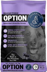 img 4 attached to 🐶 Annamaet Original Option Formula Dry Dog Food: High Protein (Salmon & Brown Rice) – Nutritious and Delicious for your Canine Companion!