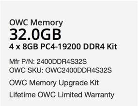 img 3 attached to 🔒 OWC 32GB (4x8GB) DDR4 SO-DIMM PC4-19200 Memory Upgrade for 2017 iMac 27 inch with Retina 5K Display - 2400MHz