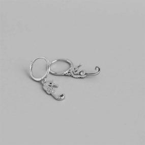 img 2 attached to Tropical Seahorse Minimalist Hypoallergenic Personalized Girls' Jewelry