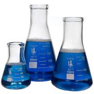 🧪 high-quality glass erlenmeyer flask set for scientific applications логотип