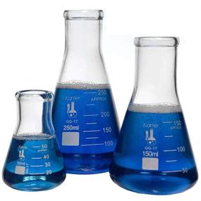img 4 attached to 🧪 High-Quality Glass Erlenmeyer Flask Set for Scientific Applications