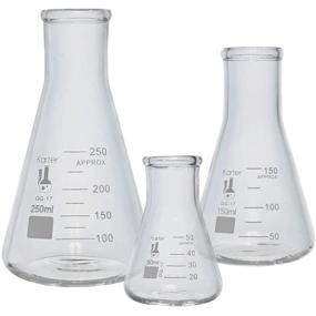 img 2 attached to 🧪 High-Quality Glass Erlenmeyer Flask Set for Scientific Applications