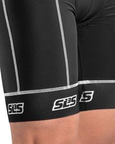 img 1 attached to 🏊 Mens SLS3 Triathlon Shorts – 8 Inch Tri Shorts for Men with 2 Pockets – Mens Triathlon Shorts