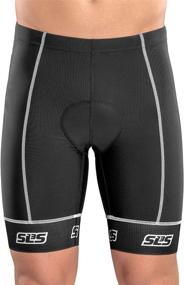 img 4 attached to 🏊 Mens SLS3 Triathlon Shorts – 8 Inch Tri Shorts for Men with 2 Pockets – Mens Triathlon Shorts