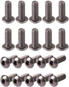 img 4 attached to Ideal Choice: iFlight M3 Titanium Hex Allen Socket Button Head Screws - Pack of 20pcs (M3 x 8mm)