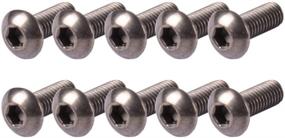 img 2 attached to Ideal Choice: iFlight M3 Titanium Hex Allen Socket Button Head Screws - Pack of 20pcs (M3 x 8mm)