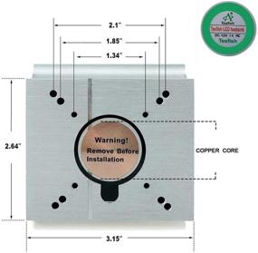 img 3 attached to 🔥 High Performance Aluminium Heatsink for Efficient Cooling