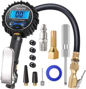 img 4 attached to 🚀 AstroAI Digital Tire Inflator: 250 PSI Air Chuck, Heavy Duty Compressor Accessories with Rubber Hose & Quick Connect Coupler - 0.1 Display Resolution