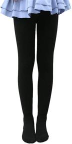 img 2 attached to Warm and Cozy: Govc Winter Footed Fleece Leggings - Essential Girls' Clothing for Winter