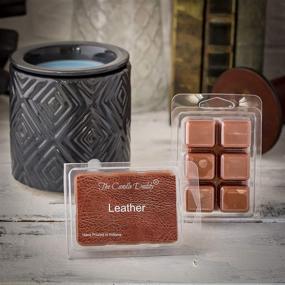 img 1 attached to The Candle Daddy Leather Maximum Scented Wax Cubes/Melts: Intensify Your Space with 2 Packs - 4 Ounces Total - 12 Fragrant Cubes