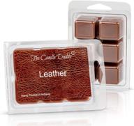 the candle daddy leather maximum scented wax cubes/melts: intensify your space with 2 packs - 4 ounces total - 12 fragrant cubes логотип