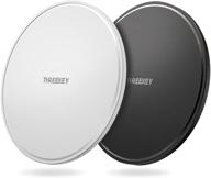 threekey wireless qi certified charging compatible portable audio & video logo