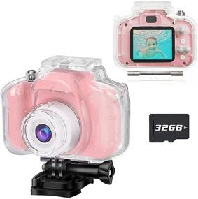 img 4 attached to 📷 Ultimate Waterproof Christmas Camcorder for Kids - BKMLSR