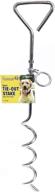 🐾 steel spiral tie out stake for dogs by roscoe's pet products - available in various sizes logo