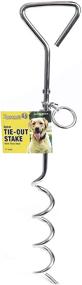 img 1 attached to 🐾 Steel Spiral Tie Out Stake for Dogs by Roscoe's Pet Products - Available in Various Sizes