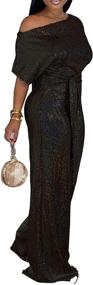 img 3 attached to 💃 Sparkle and Shine: Women's Glitter Sequins Pullover Top and Bodycon Pants Set for Party Clubwear